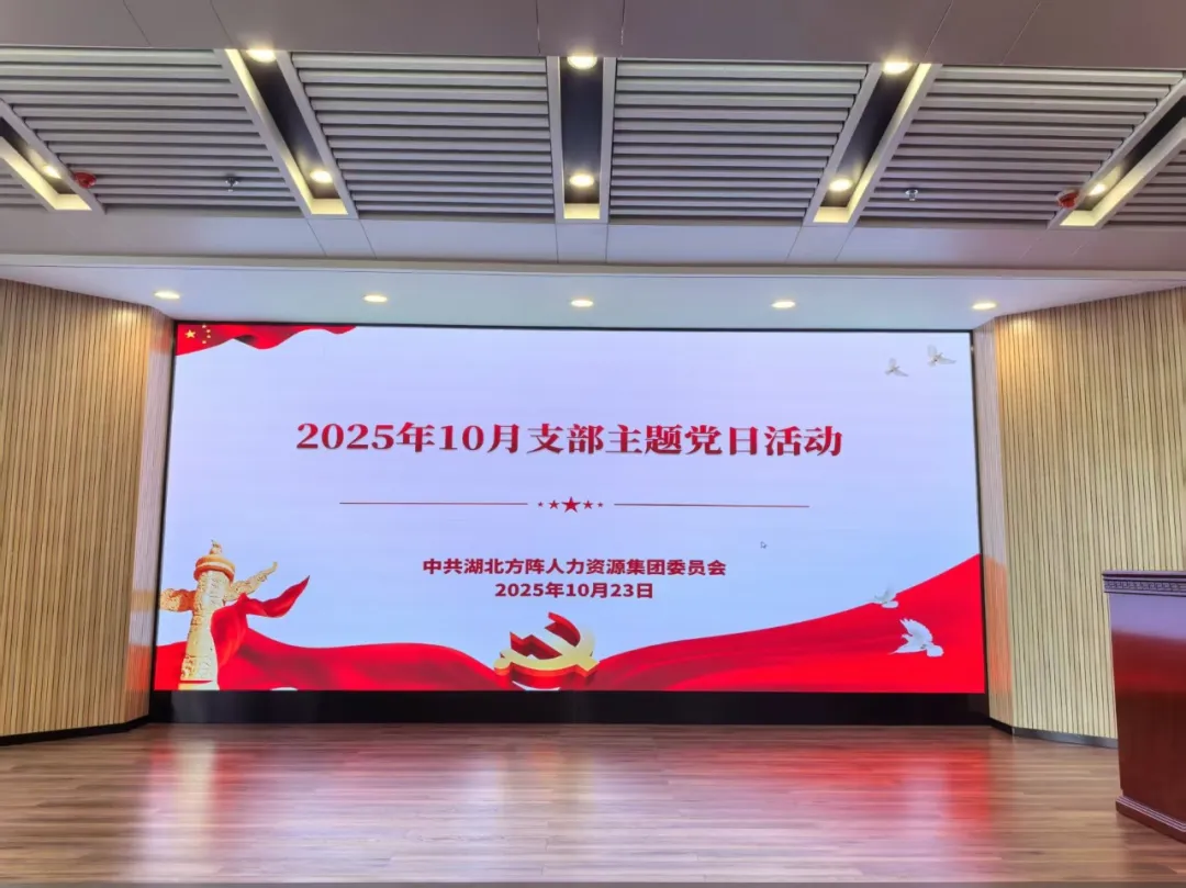 方阵集团党委开展十月支部主题党日活动